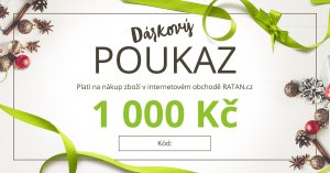 Dárkový poukaz 1 000 Kč