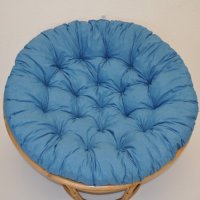 Polstr na PAPASAN a VAJÍČKO 120 cm tyrkysový MELÍR